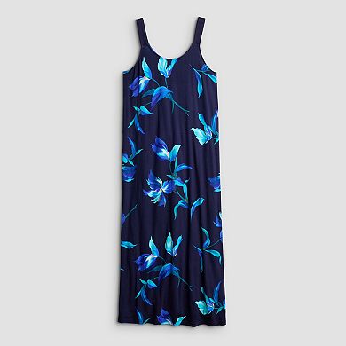 Women's Simply Vera Vera Wang Cozy Maxi Chemise
