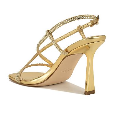 Nine West Vallanh Women's High Heel Slingback Dress Sandals