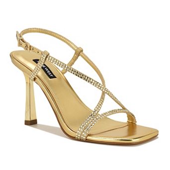 Nine West Vallanh Women's High Heel Slingback Dress Sandals