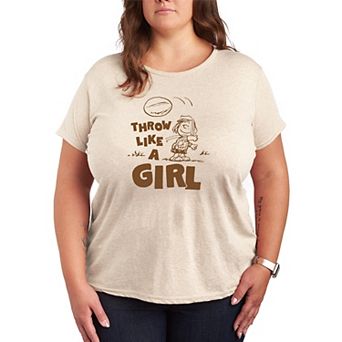Plus Size Peanuts Peppermint Patty Graphic Tee