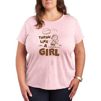 Plus Size Peanuts Peppermint Patty Graphic Tee