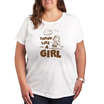 Plus Size Peanuts Peppermint Patty Graphic Tee