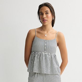 Juniors' SO® Woven Cami