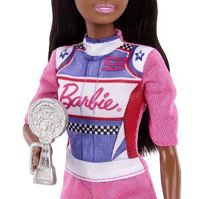 Barbie Careers Racecar Driver Doll & Trophy Accessory