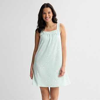 Women's Croft & Barrow® Crinkle Rib Sleep Chemise