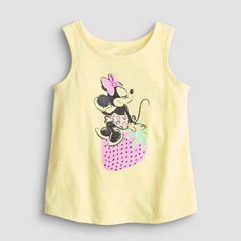 Toddler & Girls 4-12 Jumping Beans® Disney's Minnie Mouse Strawberry Sensory Adaptive Graphic Tank Top