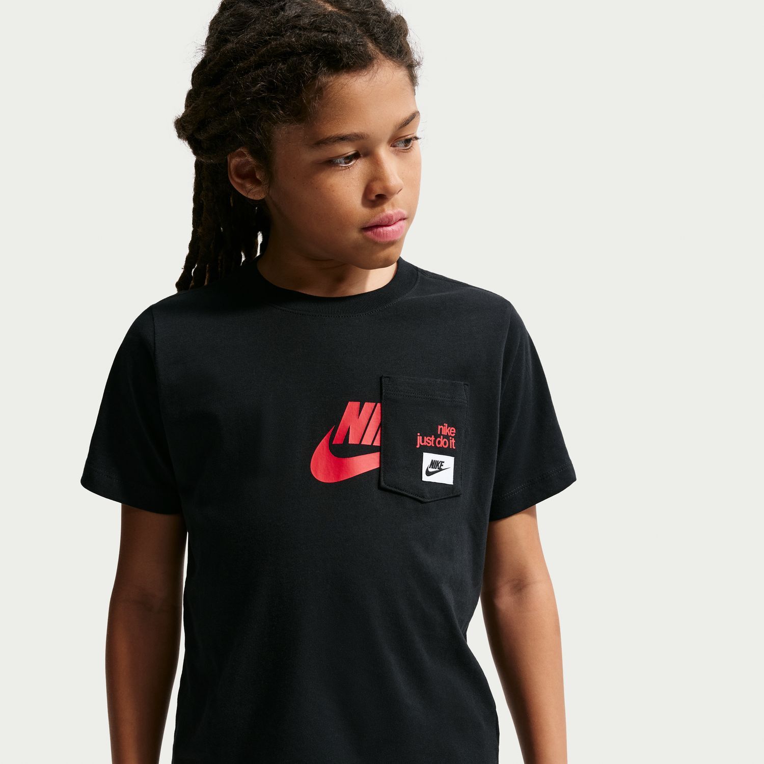 Детская футболка Nike Sportswear, цвет: Чёрный — фото 1