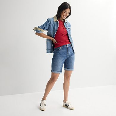 Women's Sonoma Goods For Life® Henley Crewneck Tank Top