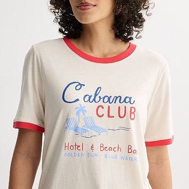 Women's Sonoma Goods For Life® Ringer Graphic Tee