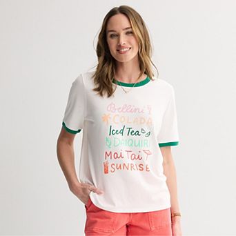 Women's Sonoma Goods For Life® Ringer Graphic Tee