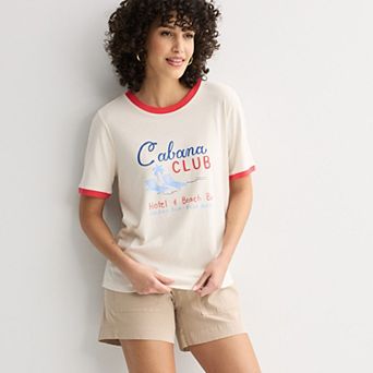 Women's Sonoma Goods For Life® Ringer Graphic Tee