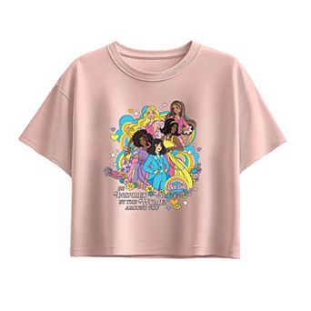 Girls 7-16 Barbie Be Inspired By The Women Around You Boxy Tee