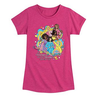 Girls 7-16 Barbie Be Inspired By The Women Around You Graphic Tee