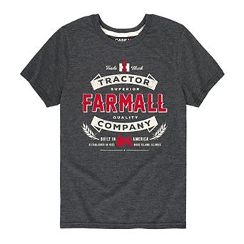 Boys 8-20 Case IH Farmall Tractor Company Badge Graphic Tee