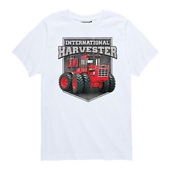 Boys 8-20 Case IH Metal Plate Badge Graphic Tee