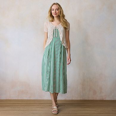 Women's LC Lauren Conrad Fit & Flare Midi Dress