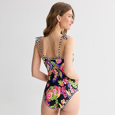 Women's Freshwater Straight Bandeau One-Piece Swimsuit