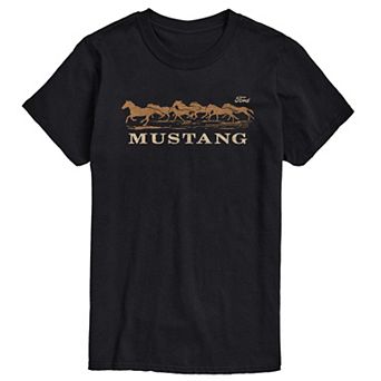 Men's Ford Mustang Running Horses Graphic Tee