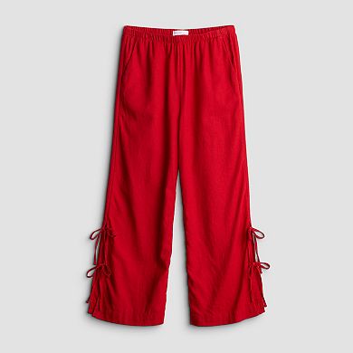 Women's LC Lauren Conrad Side Tie Wide Leg Pull On Pants