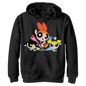 Girls 7-16 The Powerpuff Girls Long Sleeve Graphic Hoodie