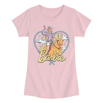 Girls 7-16 Barbie Western Heart Graphic Tee