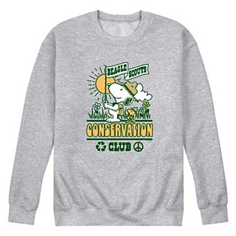Men's Peanuts Beagle Scouts Conservation Club Graphic Sweatshirt
