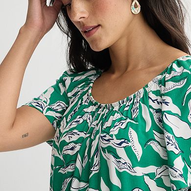 Women's Sonoma Goods For Life Scoop Neck Tiered Dress