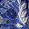 Blue Large Floral