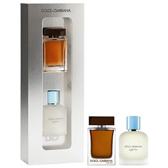 DOLCE&GABBANA The One for Men Eau de Parfum & Light Blue Eau de Toilette Mini Cologne Duo Set