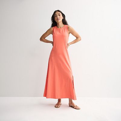 swing maxi dress Rio Natural lay flat to dry Women's Sonoma Goods For Life