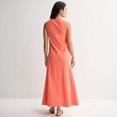 Petite Sonoma Goods For Life Knit Swing Maxi Dress