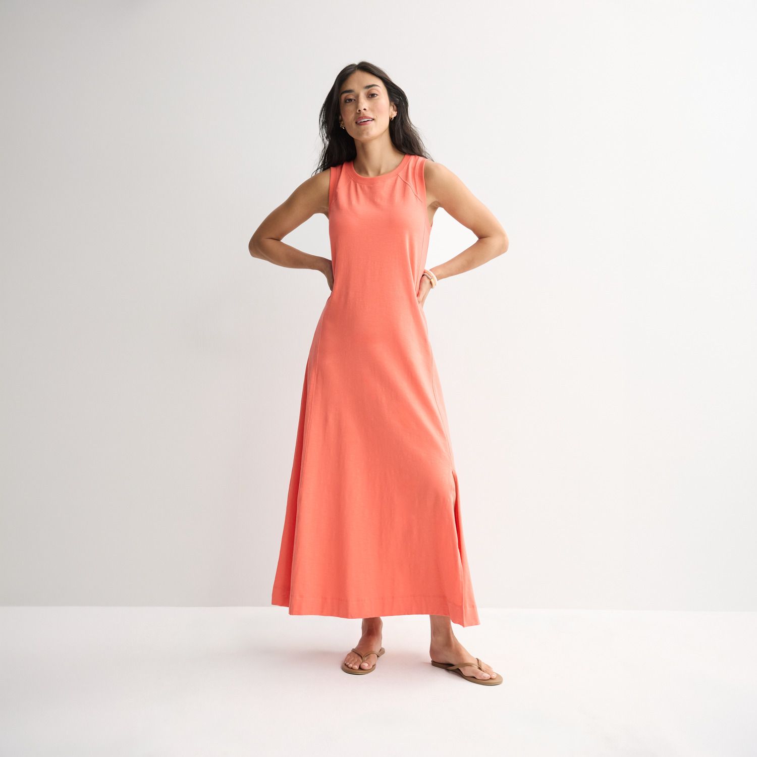 Женские платья Sonoma Goods For Life Petite Sonoma Goods For Life® Knit Swing Maxi Dress