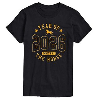 Men's Lunar New Year 2026 Year Of The Horse Graphic Tee