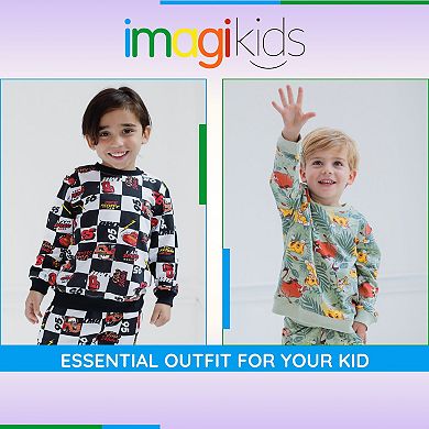 Disney French Terry Sweatshirt & Pants Set