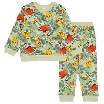 Disney French Terry Sweatshirt & Pants Set