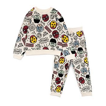 Marvel Avengers Fleece 2 pc Sweatshirt and Pants Set