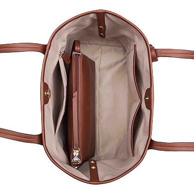 Nine West Trista 2-in-1 Tote Bag with Multiple Compartments