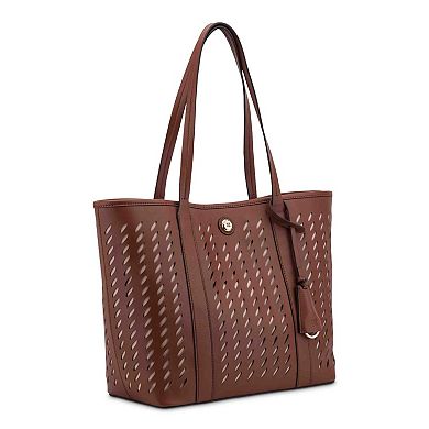 Nine West Trista 2-in-1 Tote Bag with Multiple Compartments