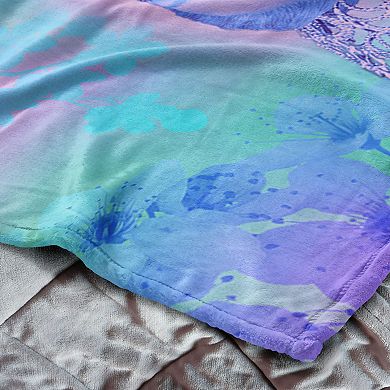 Wicked 2 Glinda Blossoms Silk Touch Throw Blanket 46 x 60 inches