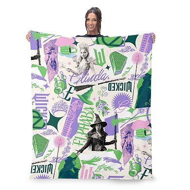 Wicked 2 For Good Silk Touch Throw Blanket 46 x 60 inches