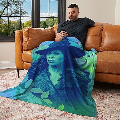 Wicked 2 Greenery Silk Touch Throw Blanket 50 x 60 inches