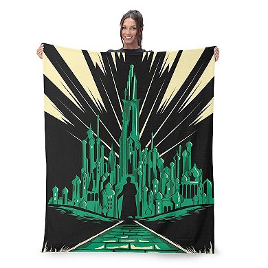 Wicked 2 All Roads Silk Touch Faux Shearling Throw Blanket 50 x 60 inches