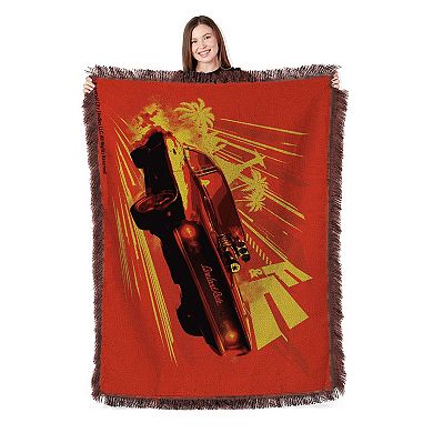 Universal Fast And Furious Retro Last Ride Tapestry Throw Blanket 48x60 inches