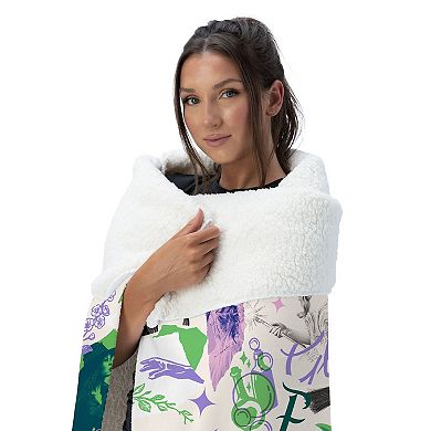 Wicked 2 For Good Silk Touch Faux Shearling Throw Blanket 50 x 60 inches