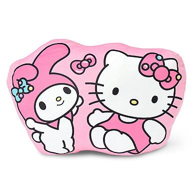 Hello Kitty Hello Bun Silk Touch Throw Blanket and Cloud Pal Set