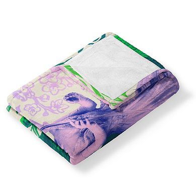Wicked 2 Pink And Green Silk Touch Throw Blanket 46 x 60 inches