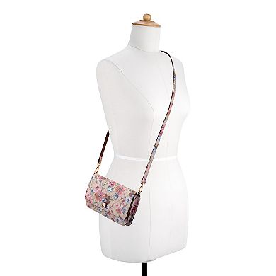 Nine West Khora Floral Phone Wallet Crossbody Bag