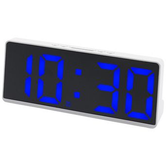 Alarm Clock Five Color Lights, Dual Alarms, Adjustable Brightness for Bedroom 6.1"L x 0.9"W x 2.5"H