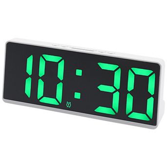 Alarm Clock Five Color Lights, Dual Alarms, Adjustable Brightness for Bedroom 6.1"L x 0.9"W x 2.5"H