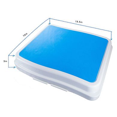 Stackable Anti-Slip Plastic Step Platform Modular Expandable, 400lbs Capacity